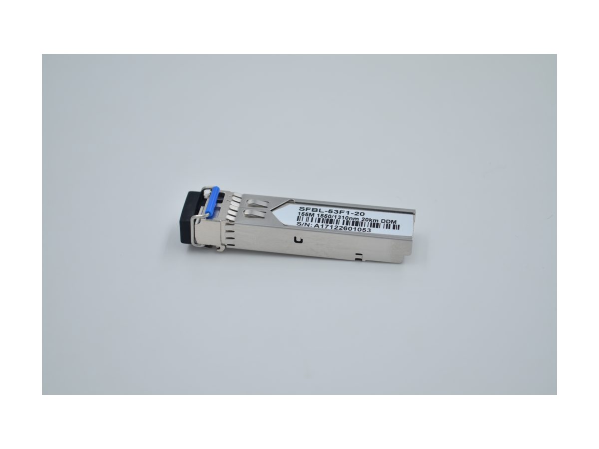 155M SFP 光模块 BIDI Tx1550/Rx1310nm 20km
