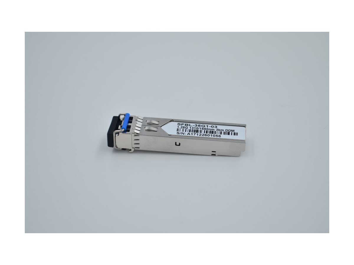 1.25G SFP BIDI Transceiver Tx1310/Rx1550nm 3km
